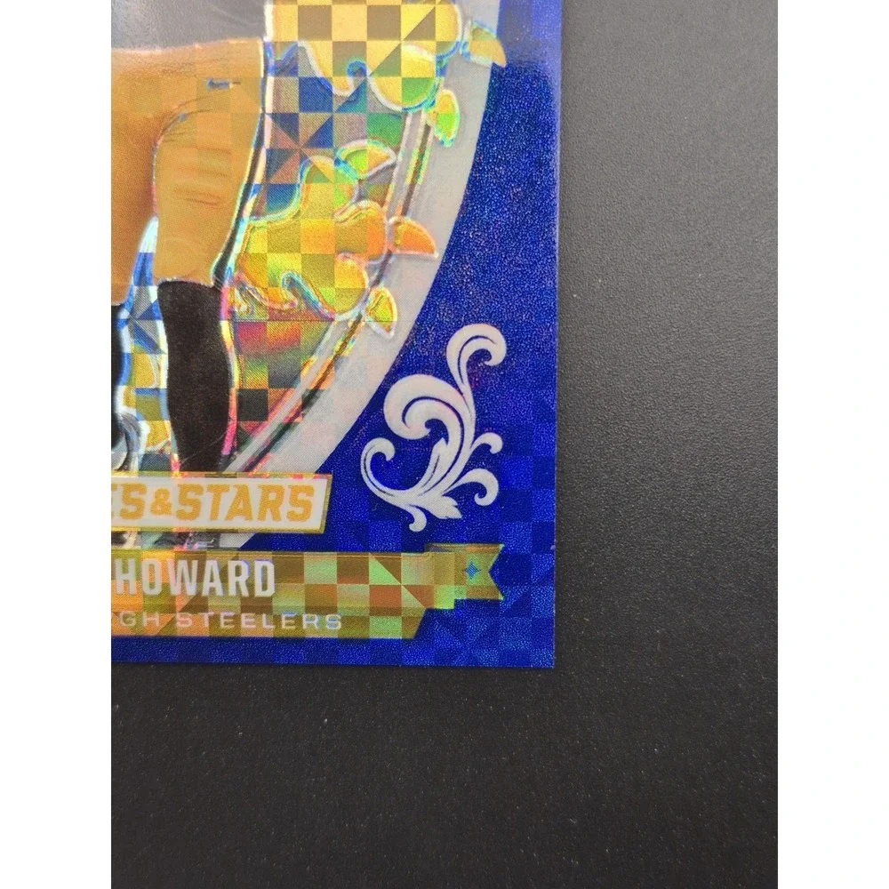 2025 Rookies & Stars Will Howard #12 Crusade Blue Plaid Prizm SP (RC) Steelers